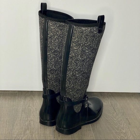 Michael Kors Charm Stretch Rain Boots - Picture 3 of 5